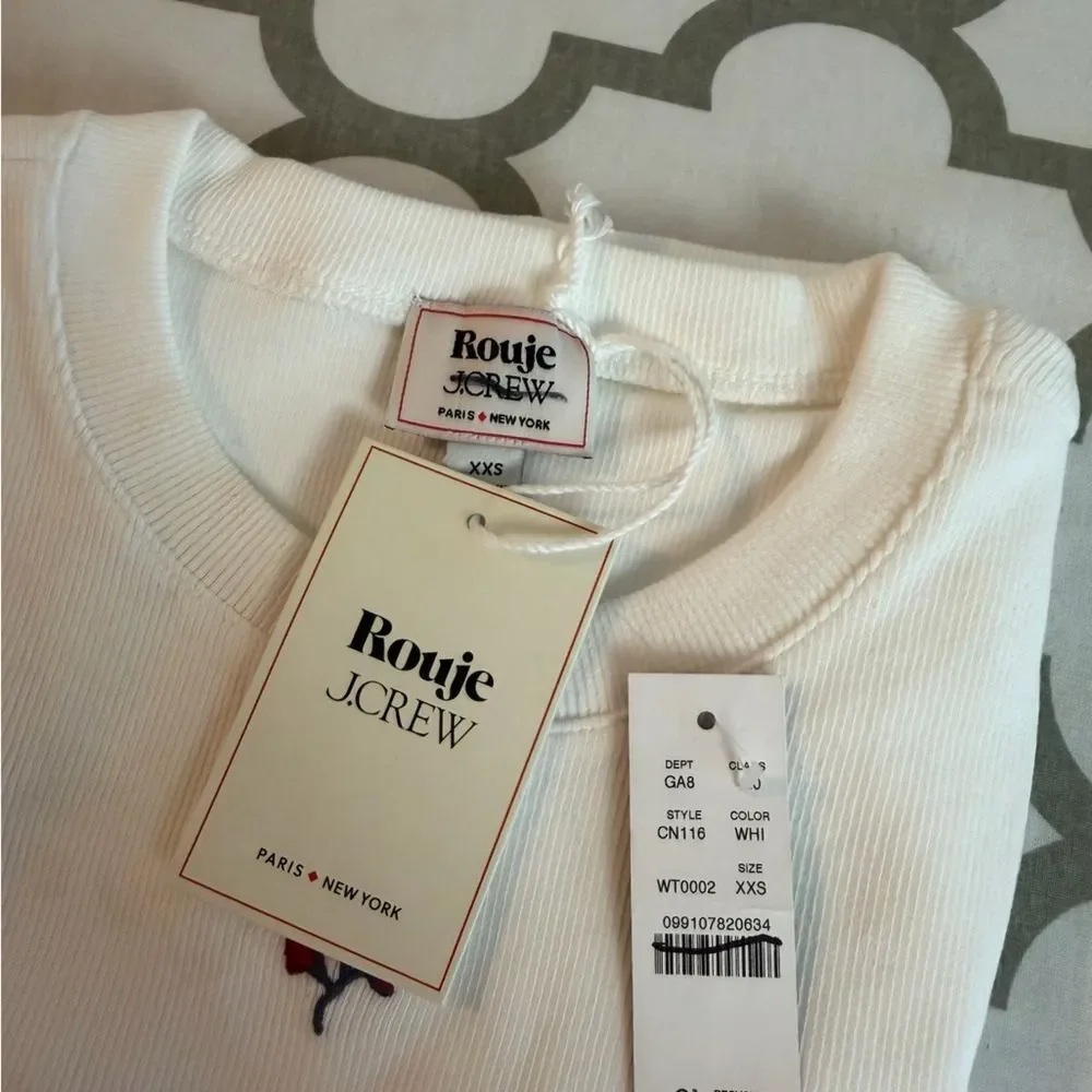 J.Crew Rouje X J.Crew Fleur T-shirt NWT Size XXS